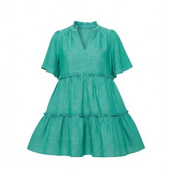 TUCKERNUCK Sea Green Crawford Dress Size S NWT Retail $148 Tuckernuck - Picture 8 of 8